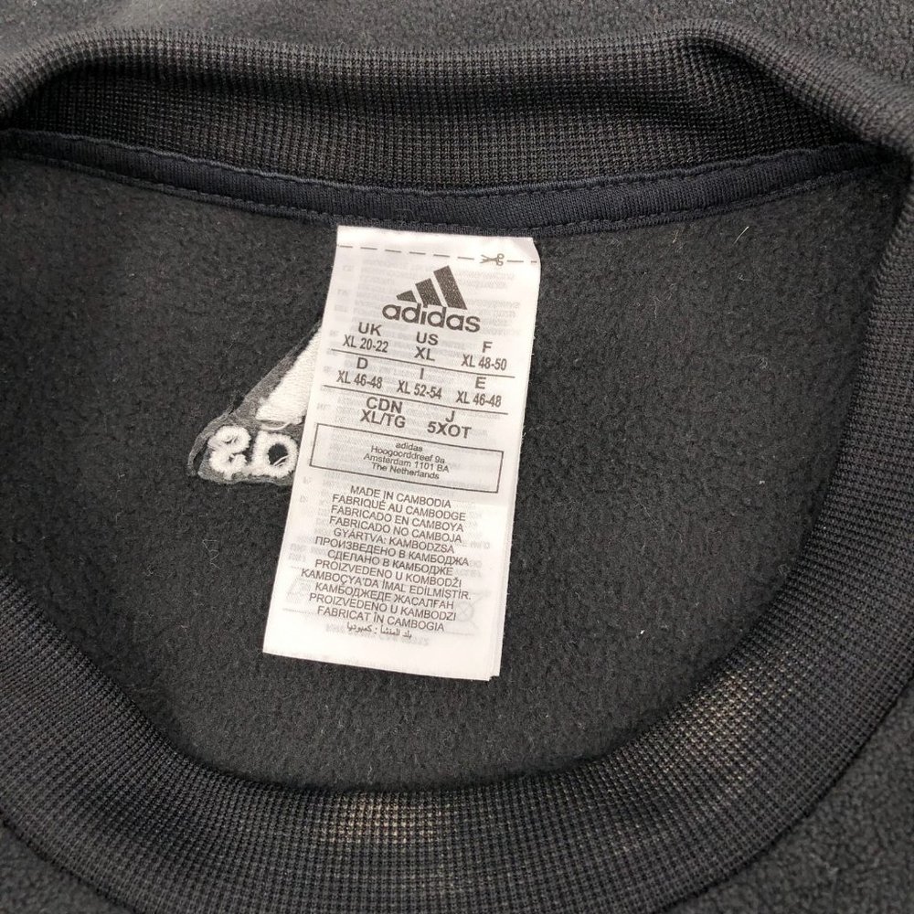 adidas Black and White Pullover Sweatshirt with Logo | Good Condition - Picture 6 of 7